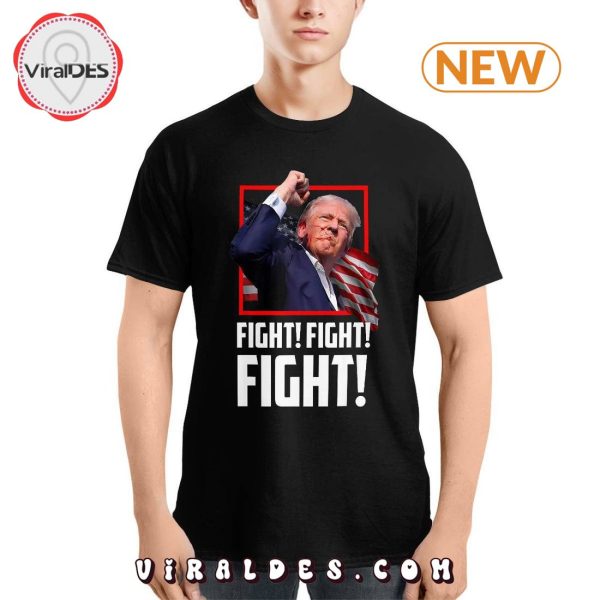 Trump Shot Fight Fight Fight T-Shirt