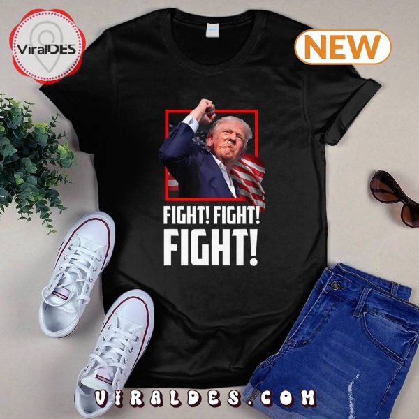 Trump Shot Fight Fight Fight T-Shirt