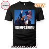 Trump Stand Strong God Bless America ​​Print T-Shirt