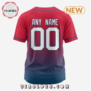 MLB Cleveland Guardians Personalized Gradient Design Baseball Jersey