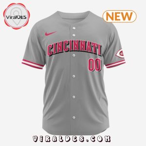 MLB Cincinnati Reds Personalized 2024 Road Baseball Jersey