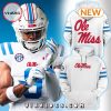 White & Powder NCAA Blue Ole Miss Rebels Season Hoodie, Jogger, Cap