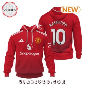 Rashford Manchester United Men’s Champions Red Hoodie