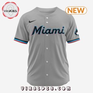 MLB Miami Marlins Personalized 2024 Road Baseball Jersey