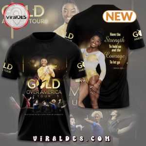 Simone Biles Special Gold Over America Tour Hoodie