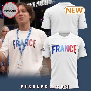 2024 Men’s France Team White T-Shirt, Cap