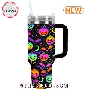 Neon Halloween 40oz Tumbler