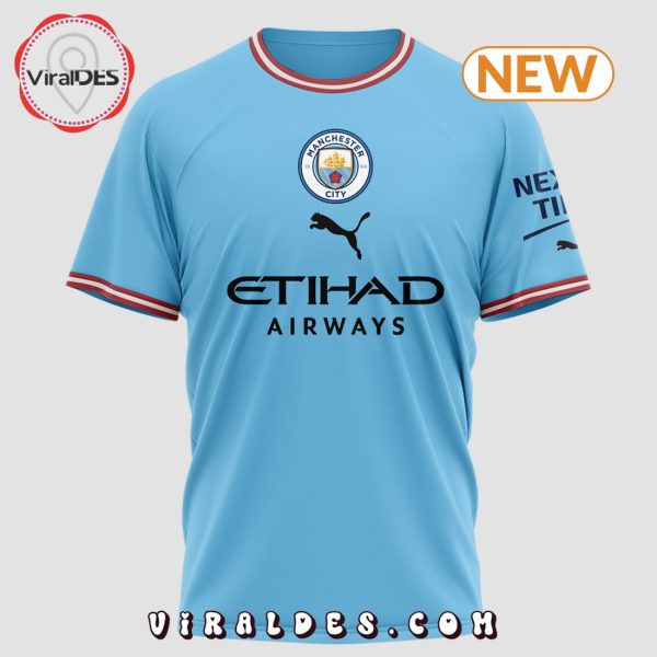 2023 Premier League Champions Manchester City Blue Shirt