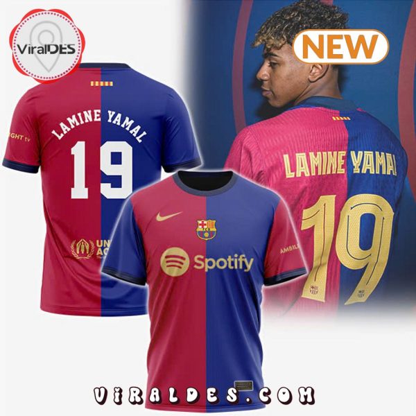 2024 FC Barcelona Lamine Yamal Soccer Shirt