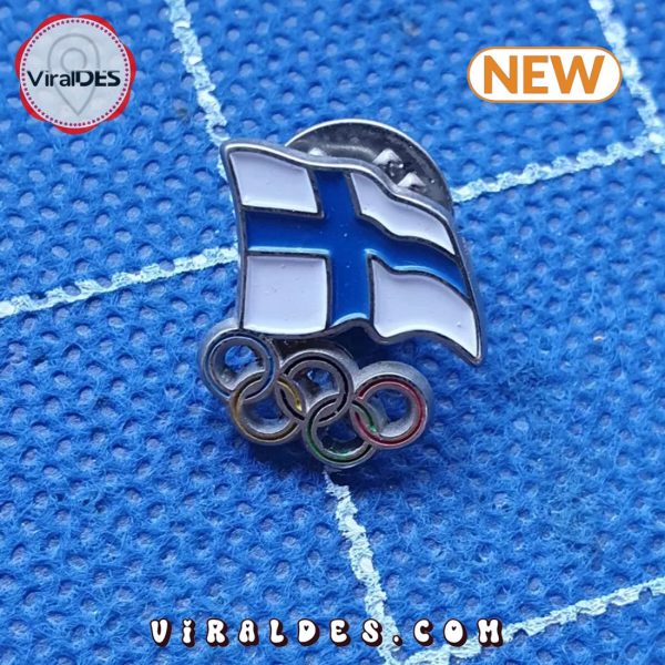 2024 Finland National Olympics Games Enamel Pins