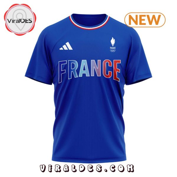 2024 France Football Team Blue T-Shirt, Cap