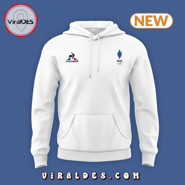 2024 France Team Olympic White Hoodie, Jogger, Cap