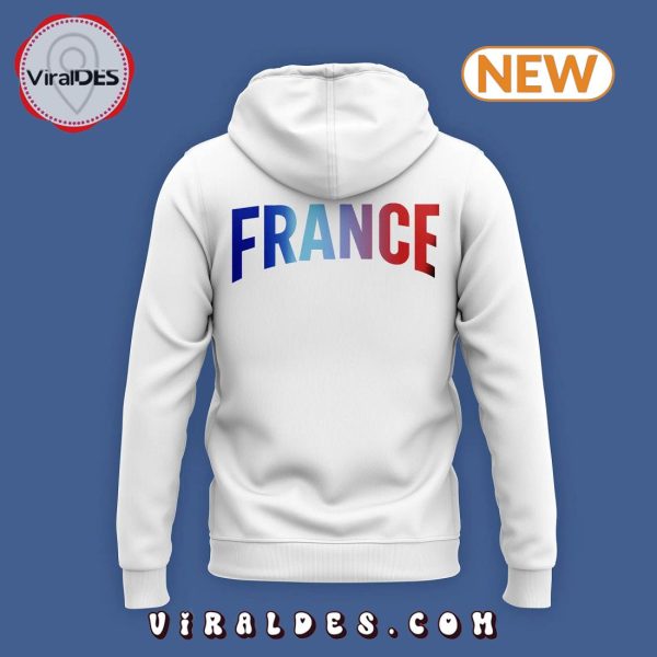 2024 France Team Olympic White Hoodie, Jogger, Cap