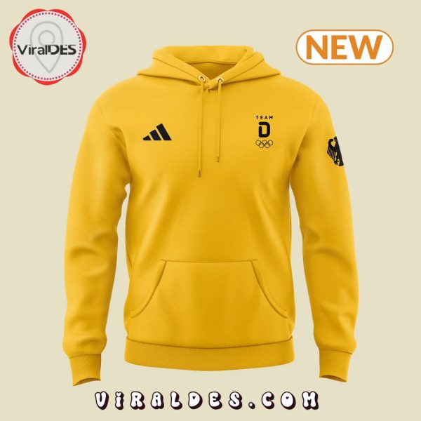 2024 Germany Team Olympic Yellow Hoodie, Cap