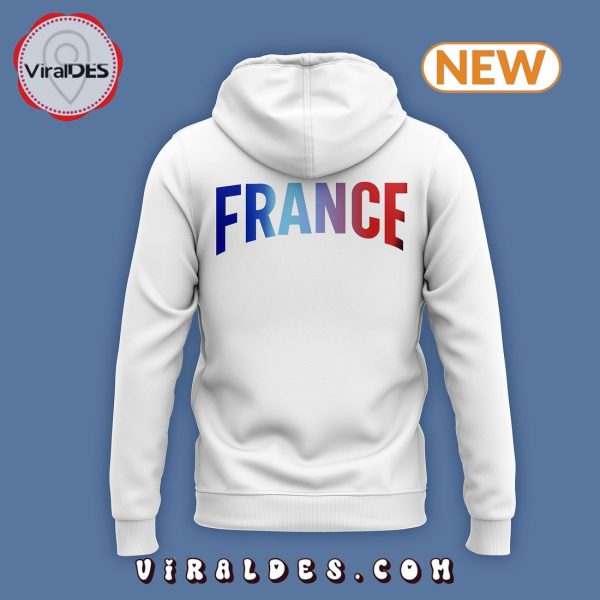 2024 Limited France Team Olympic White Hoodie