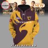 2024 New AFL Hawthorn Hawks Black Zip Hoodie