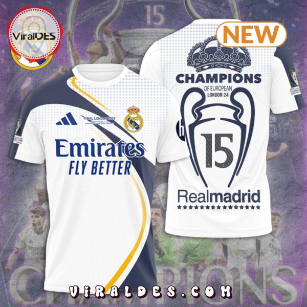 2024 Real Madrid Champions Of Europe Hoodie