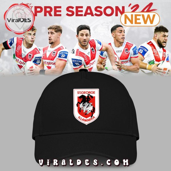 2024 St. George Illawarra Dragons NRL Champions T-Shirt, Cap