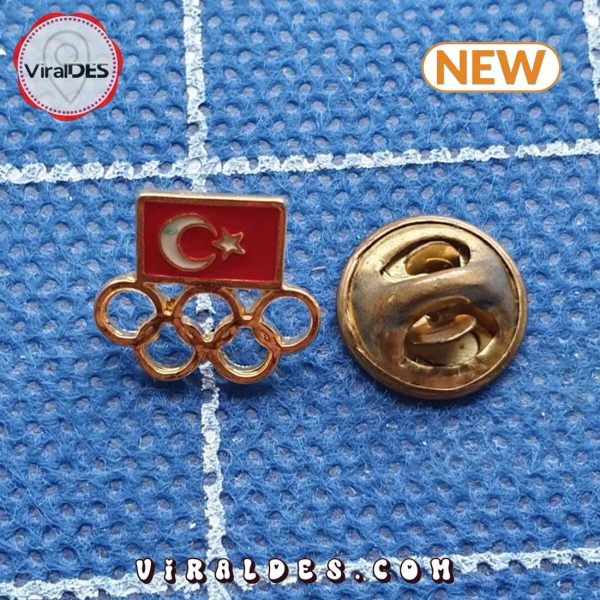 2024 Turkey National Olympics Games Enamel Pins