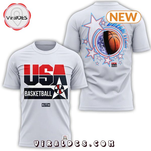 2024 USA Basketball Olympics White Shirt