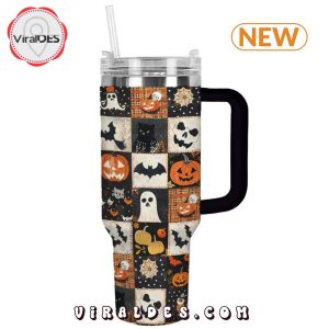 Spooky Patchwork 40oz Tumbler