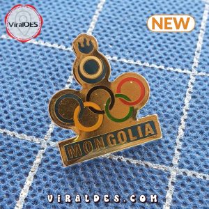 2024 Mongolia National Olympics Games Enamel Pins