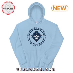 New Milwaukee Admirals Hockey Club Blue Hoodie