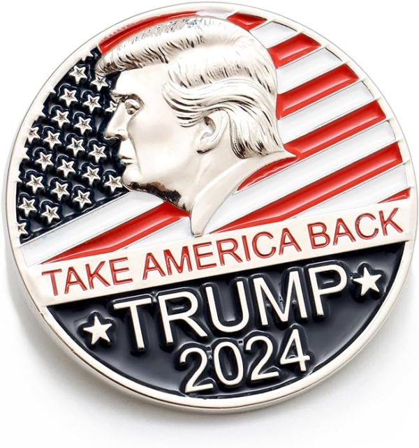 Trump 2024 Pin Trump for President 2024 Enamel Lapel Pin Take America Back Trump 2024 Button