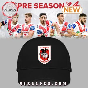 Men’s NRL Luxury St. George Illawarra Dragons T-Shirt, Cap