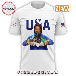 Snoop Dogg x Simone Biles Olympics White Shirt