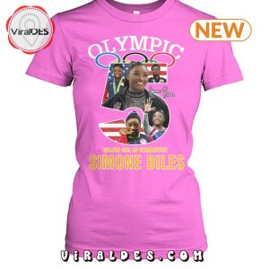 Simone Biles Golden Girl Gymnastics T-Shirt