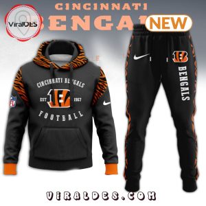 Cincinnati Bengals NFL Footbal Balck Hoodie, Jogger