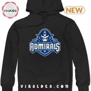 Men’s New Milwaukee Admirals Black Hoodie