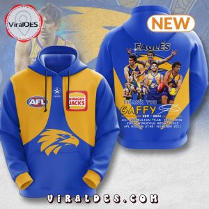 West Coast Eagles x Andrew Gaff Thank You Hoodie