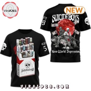 Suicideboys New World Epression Cigarette Black Shirt