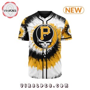 Pittsburgh Pirates Custom Grateful Dead Design Baseball Jersey