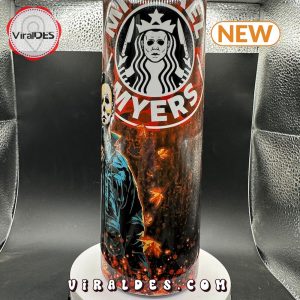 Michael Myers Starbucks Halloween Tumbler