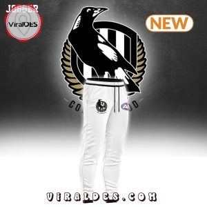 Collingwood Magpies 2024 Indigenous White Hoodie, Jogger