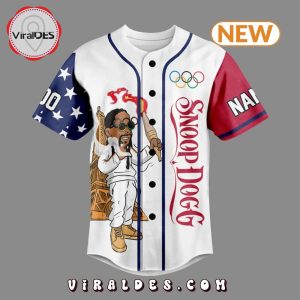 Personalized Snoop Dogg USA Team Paris 2024 Baseball Jersey