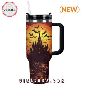 Halloween Haunted Castle 40oz Tumbler