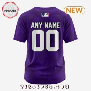 Colorado Rockies Custom US Flag Baseball Jersey