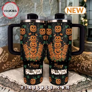 Halloween Pumpkin Stack 40oz Tumbler