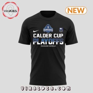 Calder Cup Playoffs Milwaukee Admirals 2024 Black Shirt