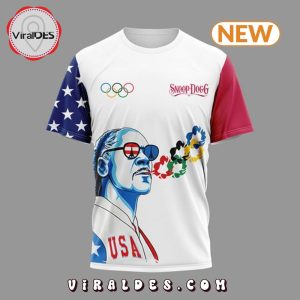 Men’s Snoop Dogg USA Paris Olympics 2024 Shirt