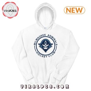 New Milwaukee Admirals Hockey Club White Hoodie