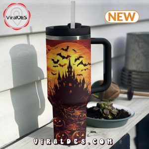 Halloween Haunted Castle 40oz Tumbler