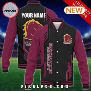 Custom Brisbane Broncos NRL Baseball Jacket