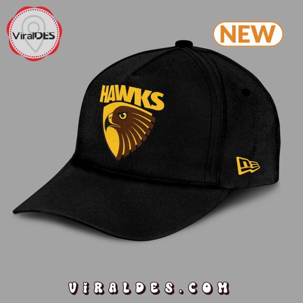 AFL Hawthorn Hawks Football Black Hoodie, Jogger, Cap