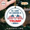 Donald Trump Fight Fight Fight Christmas Ornament