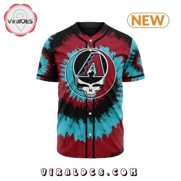 Arizona Diamondbacks Custom Grateful Dead Design Baseball Jersey